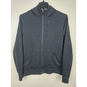 Lululemon Men's Black Full Zip Hoodie Jacket Full Zip Activewear Size L